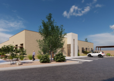 New ERB Building rendering by DPS as shown from the back of the building.