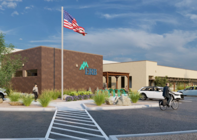 New ERB Building rendering by DPS as shown from the Southeast.