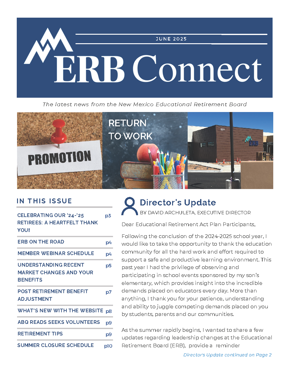 June 2025 ERB Connect Thumbnail image of page 1