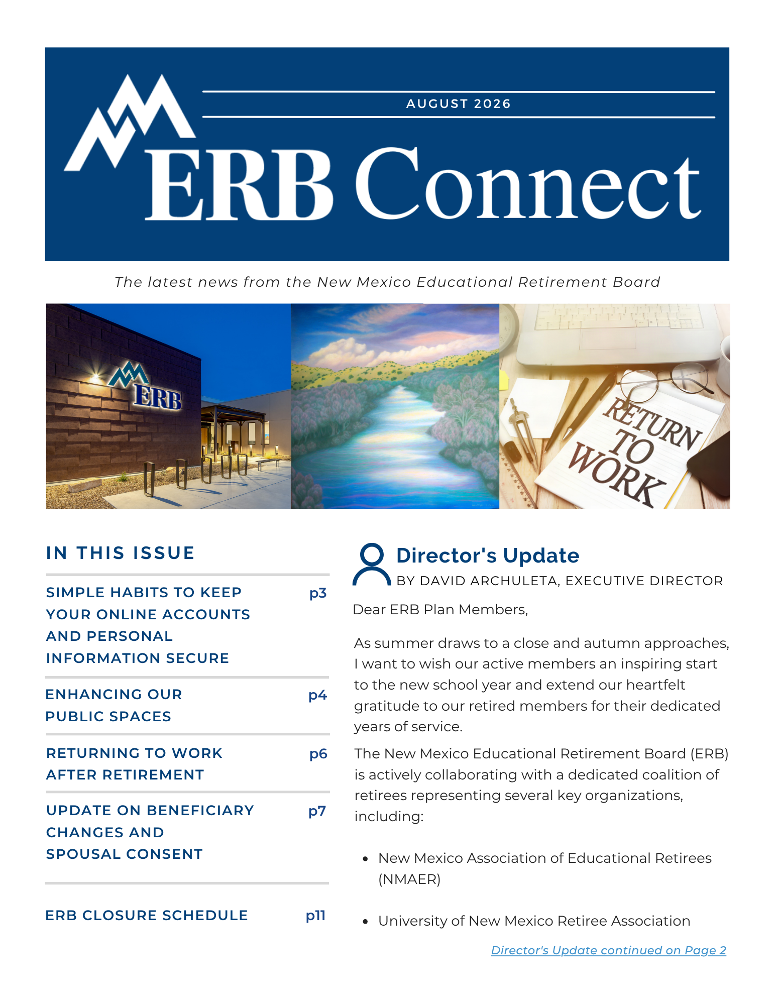 ERB Connect January 2026 - page 1 image